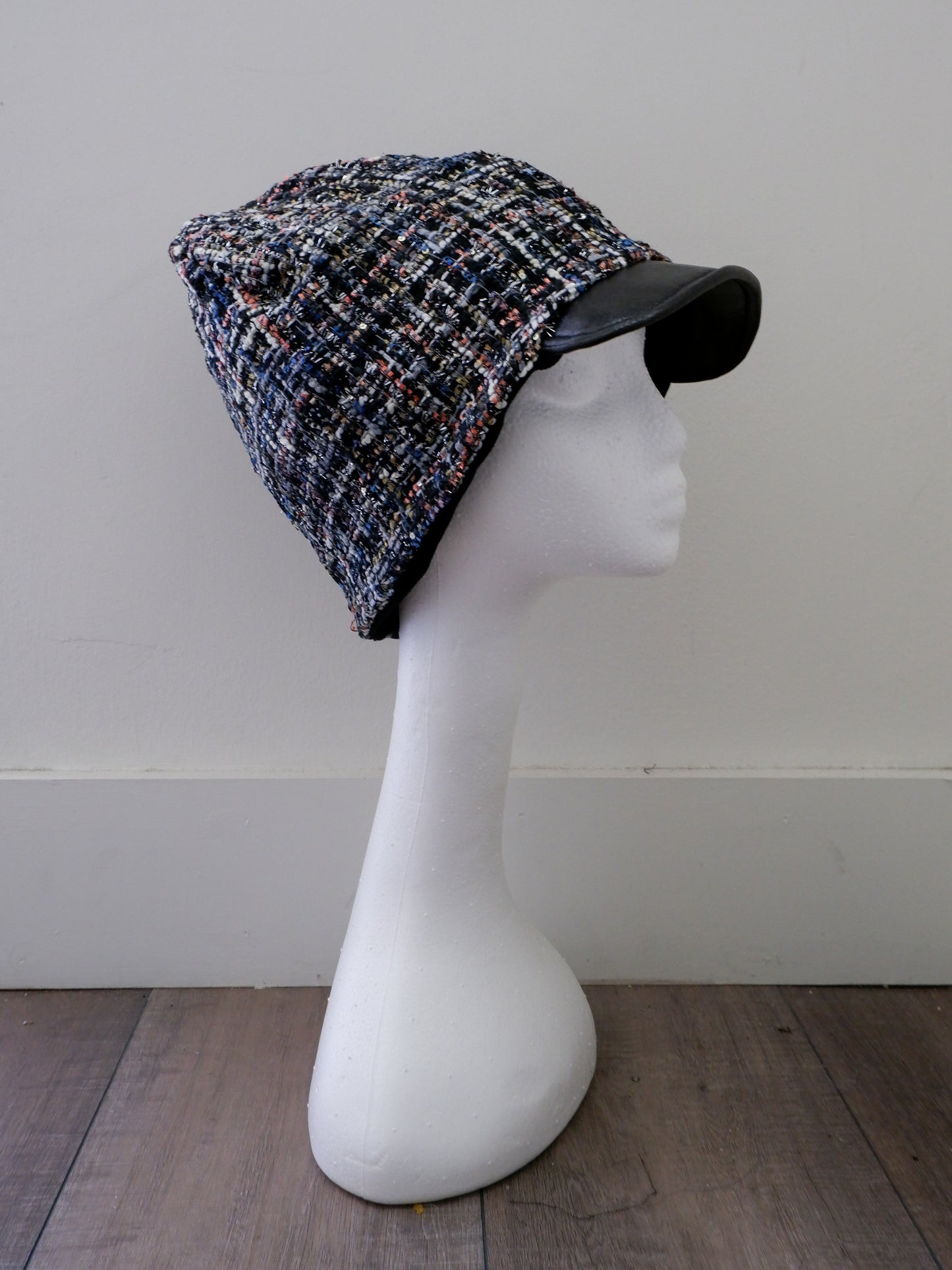Frosty Tweed Beanie Cap