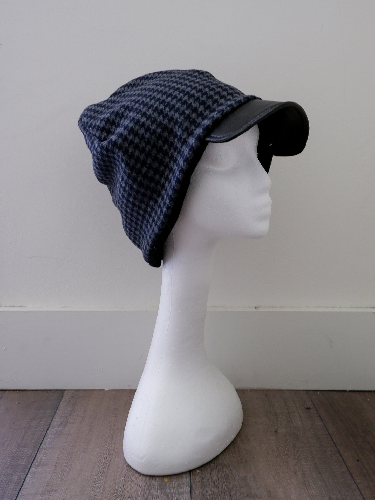 Houndstooth Beanie Cap