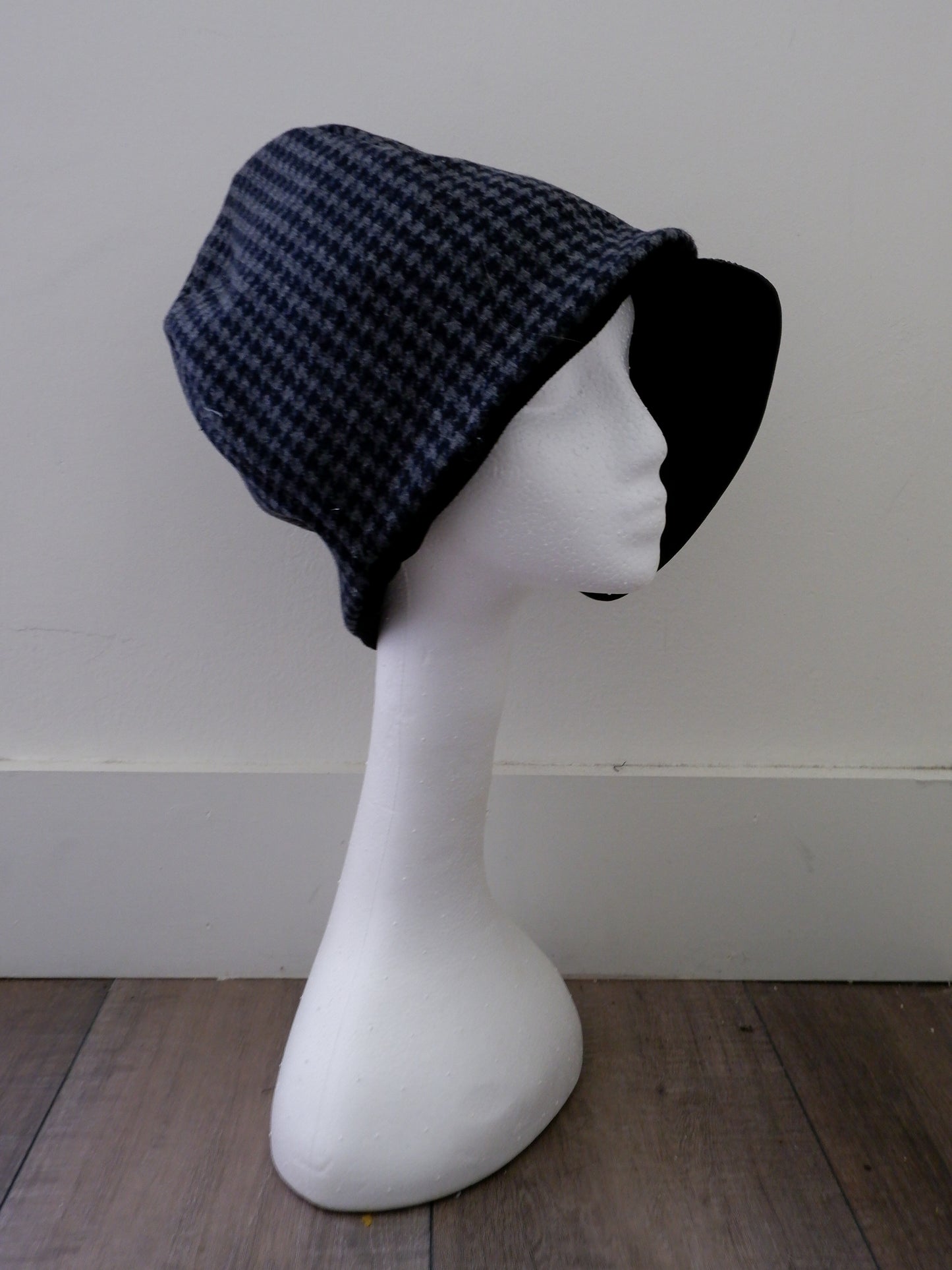 Houndstooth Beanie Cap
