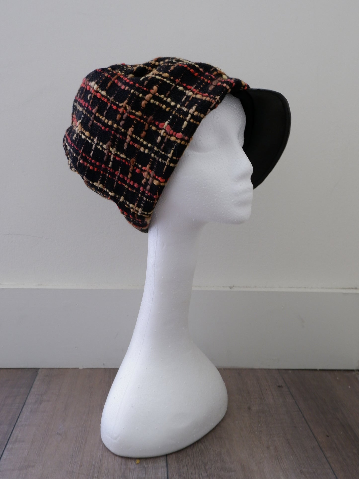 Warm Tweed Beanie Cap